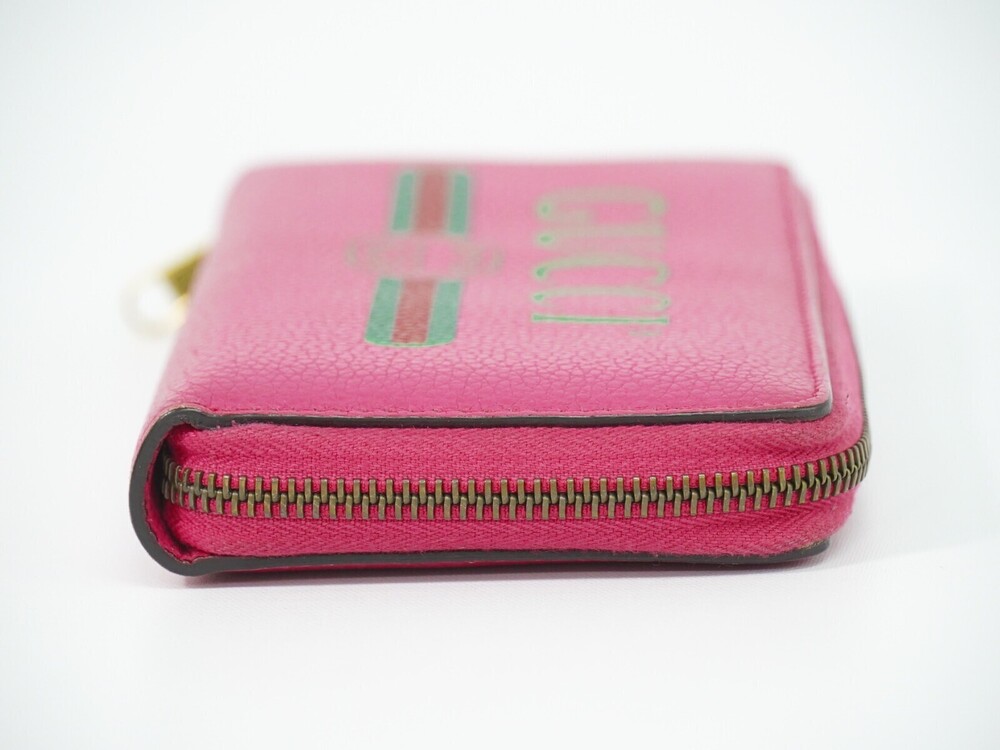Gucci Vintage Logo Zip Around Leather Long - Picture 8 of 15